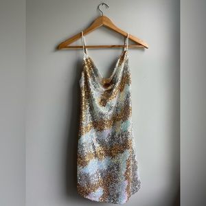 SPARKLE MINI DRESS SIZE XS